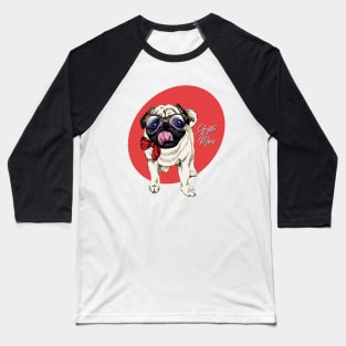 Puppy Gentle Man Baseball T-Shirt